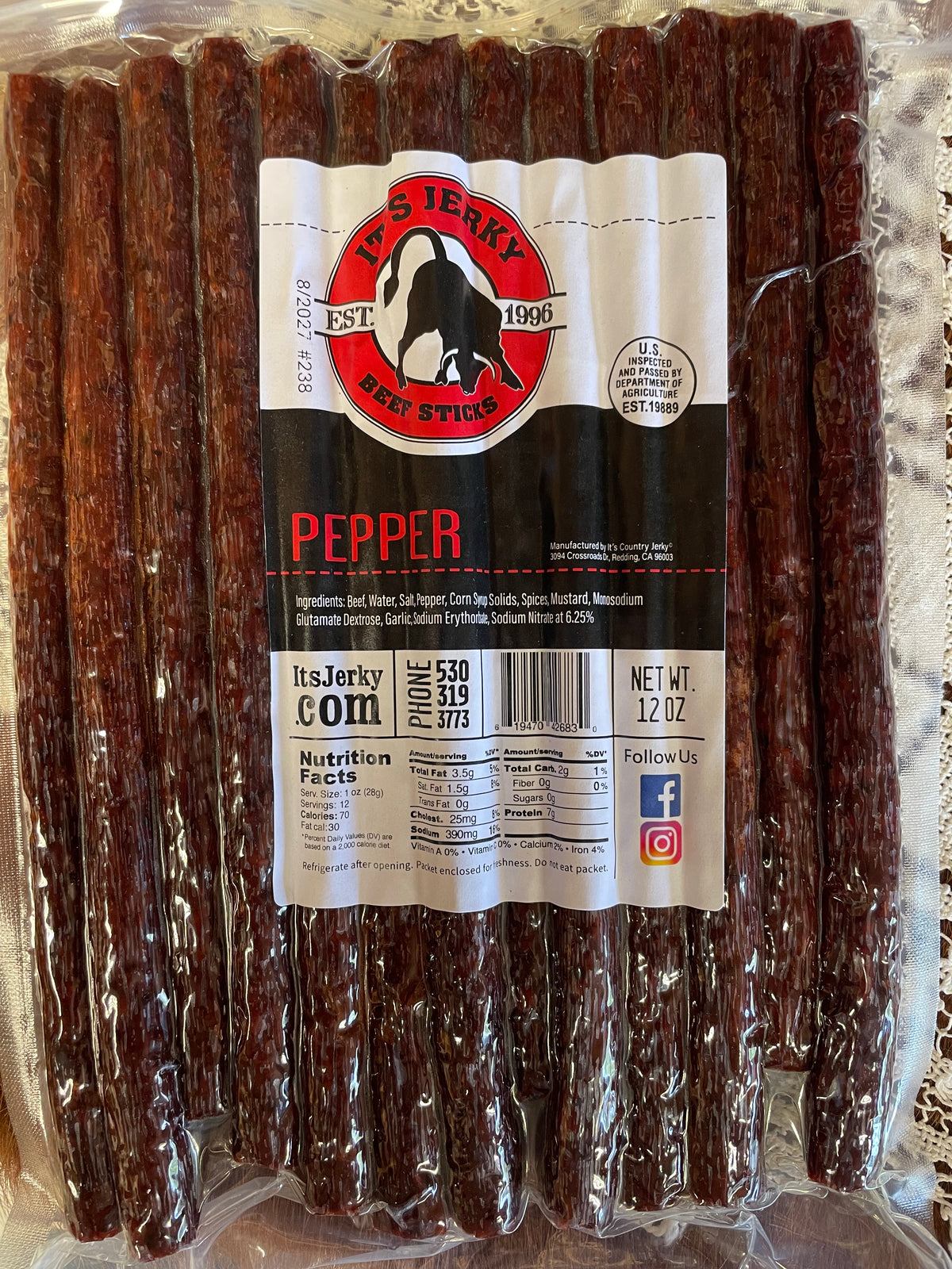 It's Jerky 12 oz Beef Sticks