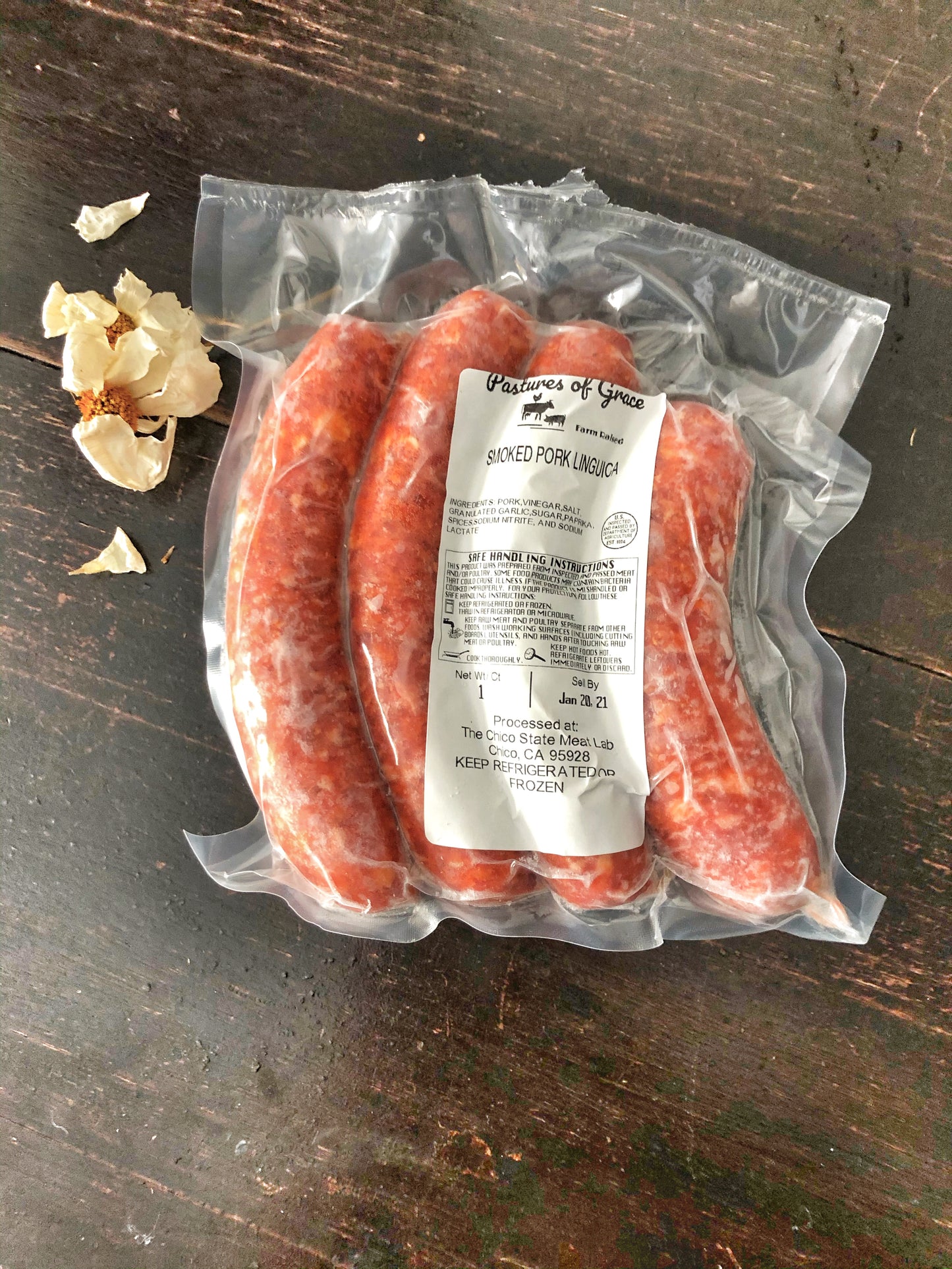 PG Smoked Pork Linguica Sausage